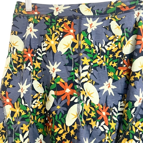 Toad&Co skort Organic Cotton Seleena Midnight Floral Skort medium outdoor hike - Picture 6 of 10